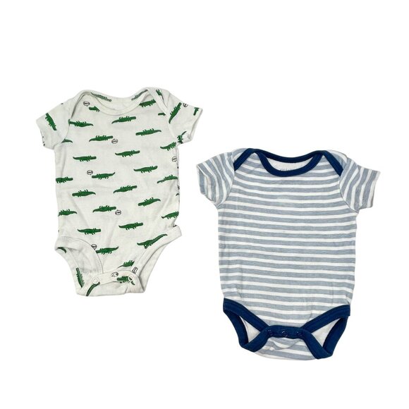 Baby Clothes - 4 Short Sleeve Body Suits - Size‎ 0-3 Month - Picture 2 of 7